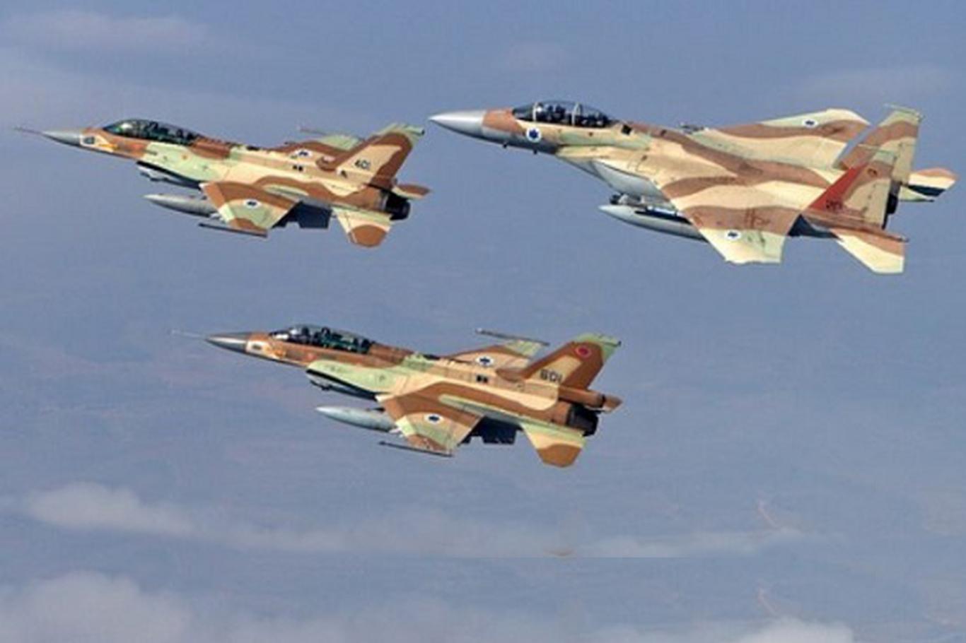 Siyonist işgalciler Gazze'ye hava saldırısı düzenledi